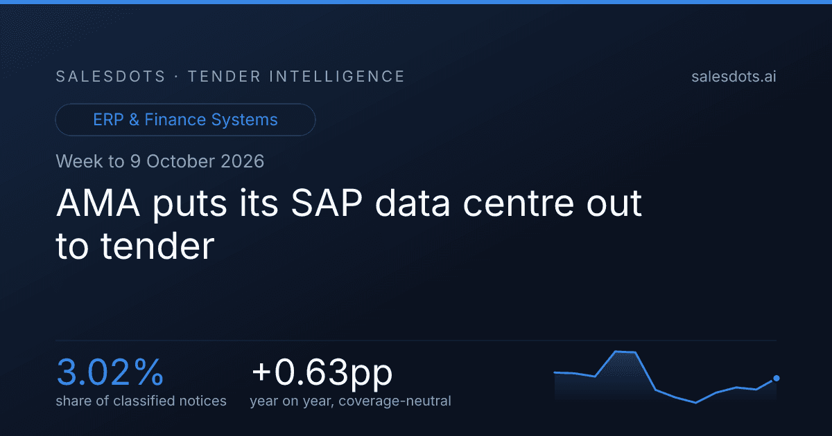 AMA puts its SAP data centre out to tender