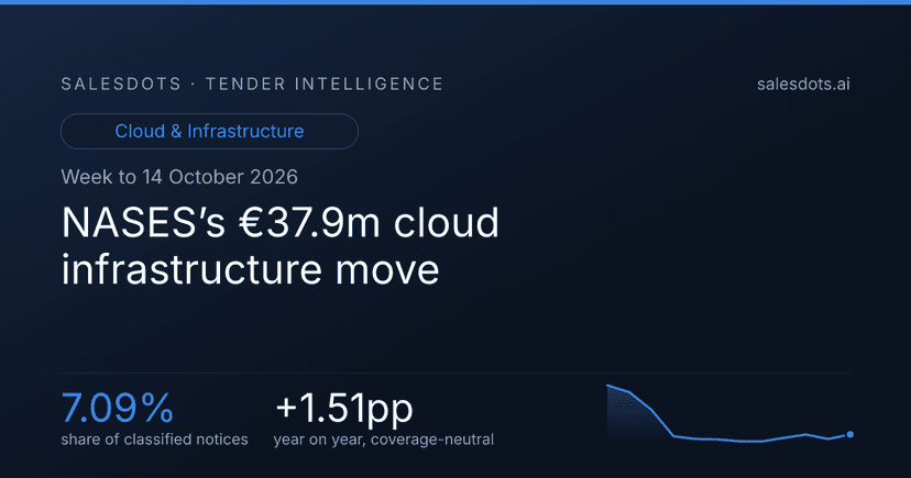NASES’s €37.9m cloud infrastructure move